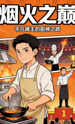 短剧《烟火之巅》海报