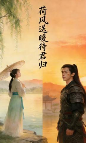 短剧《荷风送暖待君归》海报