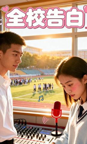 短剧《全校告白》海报