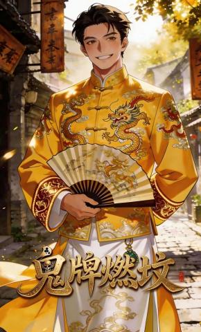 短剧《鬼牌燃坟》海报