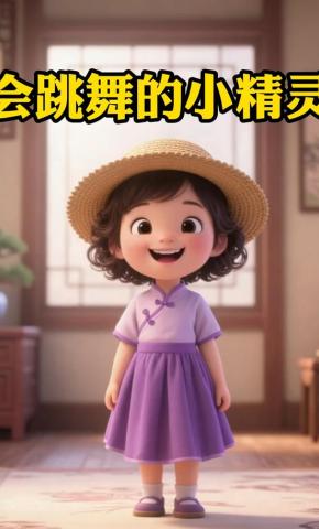 短剧《会跳舞的小精灵》海报