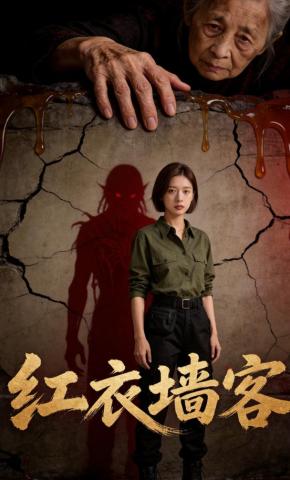 短剧《红衣墙客》海报