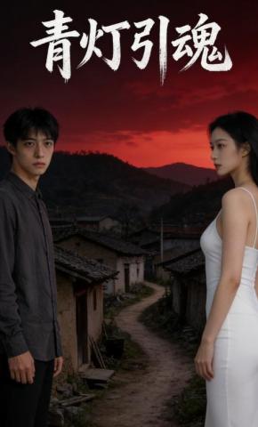 短剧《青灯引魂》海报