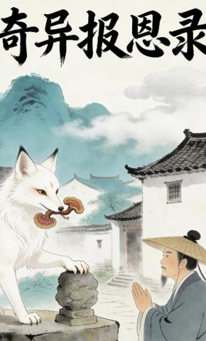 短剧《奇异报恩录》海报