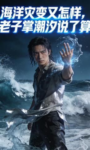 短剧《海洋灾变又怎样，老子掌潮汐说了算》海报