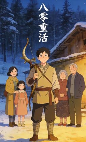 短剧《八零重活》海报