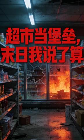 短剧《超市当堡垒，末日我说了算》海报