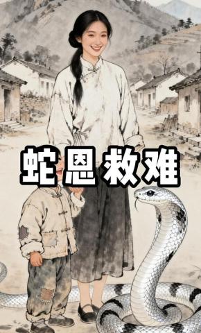 短剧《蛇恩救难》海报