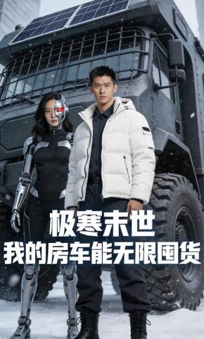 短剧《极寒末世我的房车能无限囤货》海报