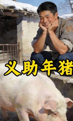 短剧《义助年猪》海报