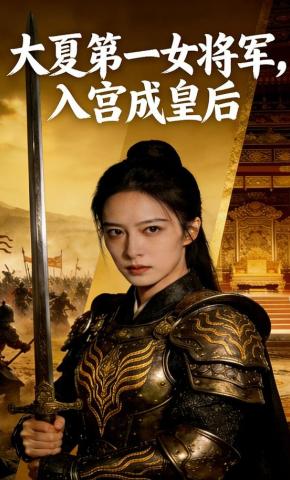 短剧《大夏第一女将军，入宫成皇后》海报