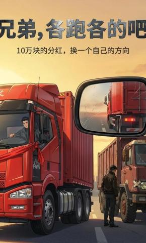 短剧《兄弟，各跑各的吧》海报