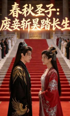 短剧《春秋圣子：废妾斩昊踏长生》海报