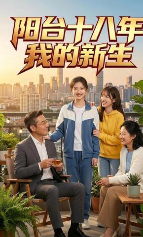短剧《阳台十八年，我的新生》海报