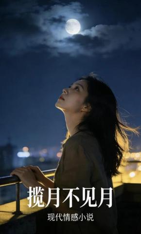 短剧《揽月不见月》海报