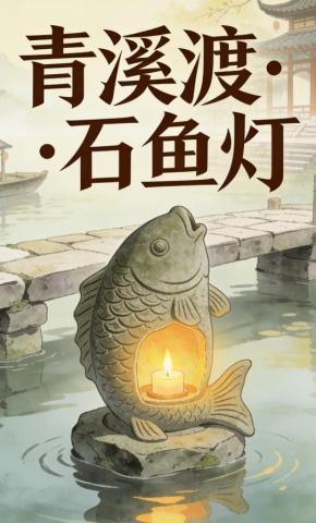 短剧《青溪渡的石鱼灯》海报