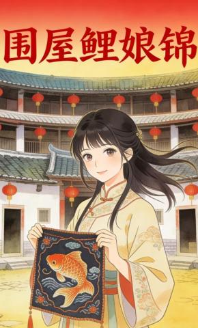 短剧《围屋鲤娘锦》海报