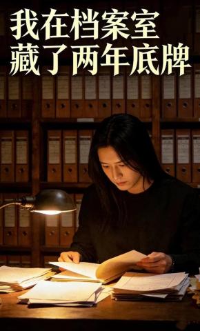 短剧《我在档案室藏了两年底牌》海报