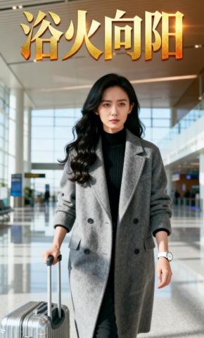 短剧《浴火向阳》海报