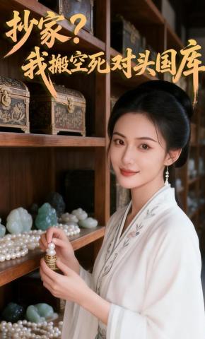 短剧《抄家？我搬空死对头国库》海报