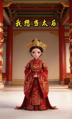 短剧《我想当太后》海报