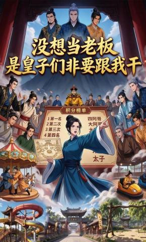 短剧《没想当老板是皇子们非要跟我干》海报