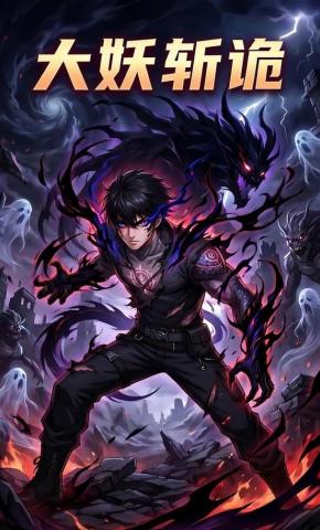短剧《大妖斩诡》海报