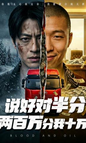 短剧《说好对半分两百万分我十万》海报