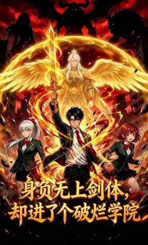 短剧《身负无上剑体，却进了个破烂学院》海报