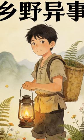 短剧《乡野异事》海报