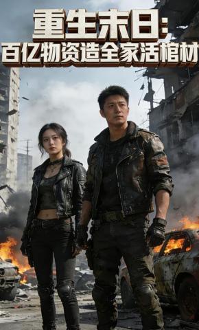 短剧《重生末日：百亿物资造全家活棺材》海报