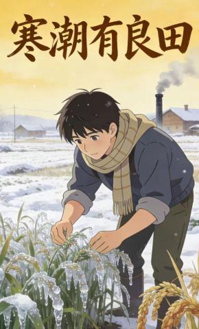 短剧《寒潮有良田》海报