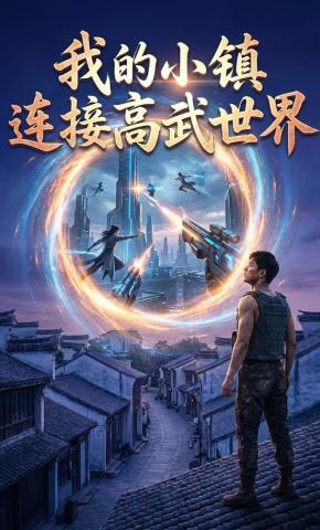 短剧《我的小镇连接高武世界》海报