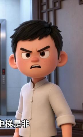 短剧《电梯是非》海报
