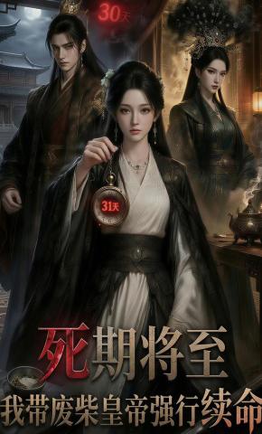 短剧《死期将至：我带废柴皇帝强行续命》海报