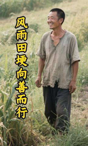 短剧《风雨田埂向善而行》海报