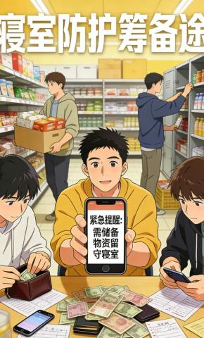 短剧《寝室防护筹备途》海报