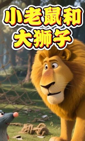 短剧《小老鼠和大狮子》海报
