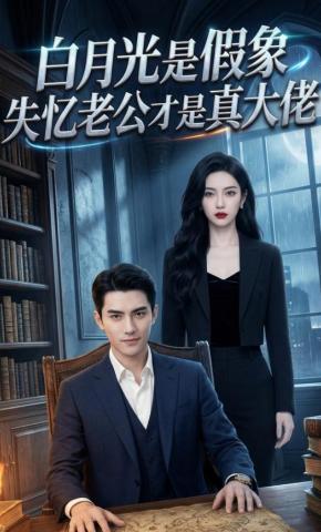 短剧《白月光是假象，失忆老公才是真大佬》海报
