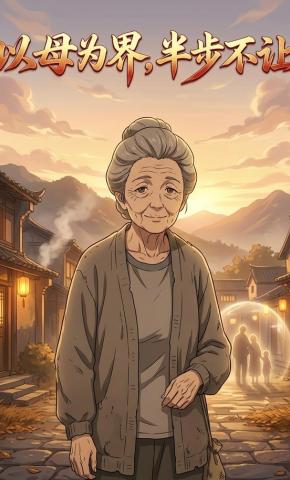 短剧《以母为界，半步不让》海报