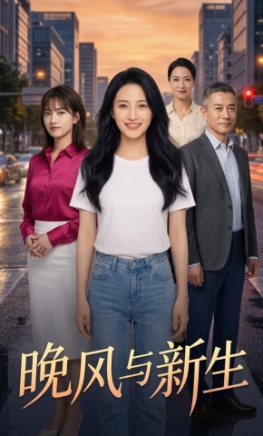 短剧《晚风与新生》海报