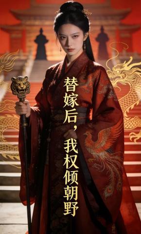 短剧《替嫁后，我权倾朝野》海报