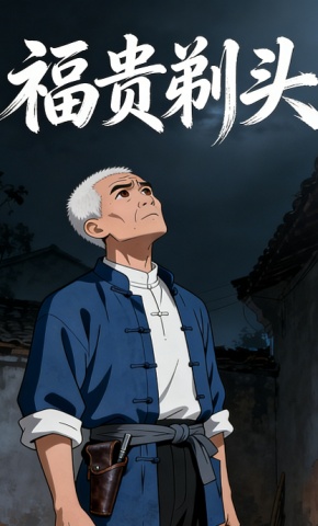 短剧《福贵剃头》海报