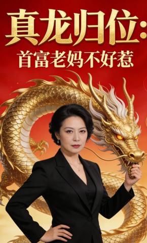 短剧《真龙归位：首富老妈不好惹》海报