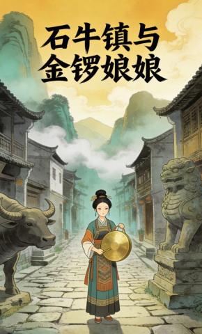 短剧《石牛镇与金锣娘娘》海报