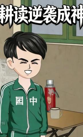 短剧《耕读逆袭成神》海报