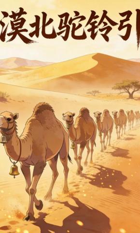 短剧《漠北驼铃引》海报