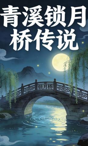 短剧《青溪锁月桥传说》海报