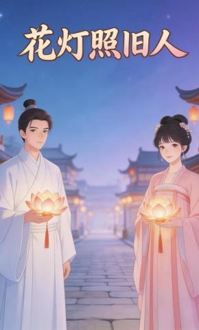 短剧《花灯照旧人》海报