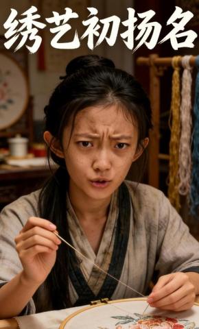 短剧《绣艺初扬名》海报
